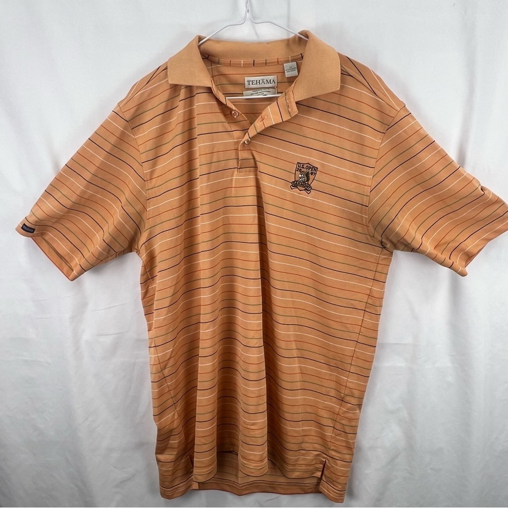 Tehama - Men’s Golf Shirt - 2007 US Open - Orange - Large
